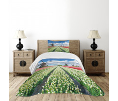 Vivid Farmland Scenic Bedspread Set