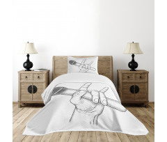 Rock High Sign Bedspread Set