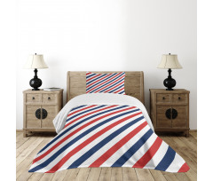 Diagonal Retro Bedspread Set