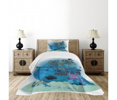 Underwater Antique Bedspread Set