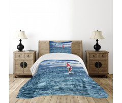 Windsurfer on Sea Bedspread Set