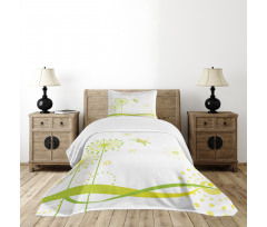 Spring Dandelion Art Bedspread Set