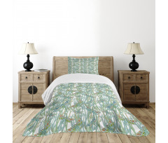 Summer Season Artwork Bedspread Set