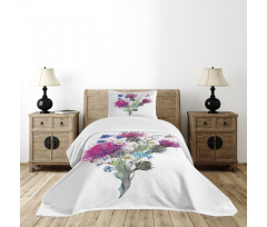 Summer Meadow Herbs Bedspread Set