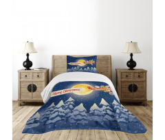 Santa Claus Airline Bedspread Set