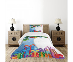 Surprise Boxes Balls Bedspread Set