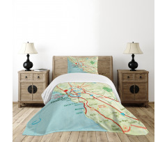 San Francisco Area Vintage Bedspread Set