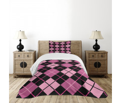 Geometric Feminine Bedspread Set