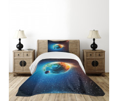 Galaxy Space Stars Astral Bedspread Set