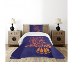 Ornamental Vintage Owl Bedspread Set