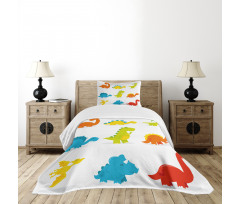 Funny Cartoon Set Bedspread Set