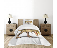 Prehistoric Animal Bedspread Set