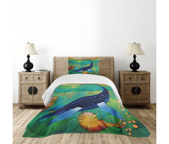 Sea Creature Bedspread Set