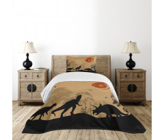 Prehistoric Wilderness Bedspread Set