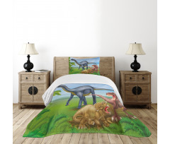 Various Animals Jungle Bedspread Set