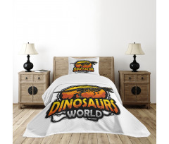 Dino World Scary Beast Bedspread Set