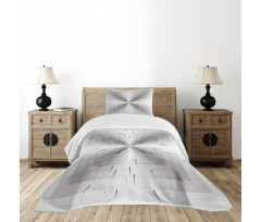 Squares and Lines Design Bedspread Set