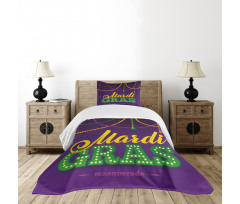 Vivid Beads Tassels Bedspread Set