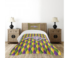 Hand Writing Design Bedspread Set