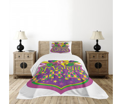 Carnival Blazon Art Bedspread Set