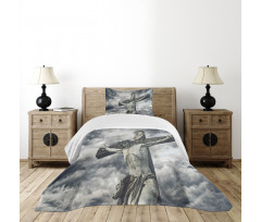 Stormy Dramatic Cloudscape Bedspread Set