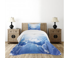 Ethereal Blue Sky Bedspread Set