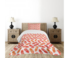 Vintage Tropical Exotic Bedspread Set