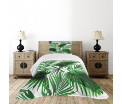 Vivid Leaves Growth Bedspread Set