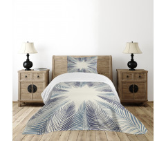 Leaf Grunge Bedspread Set