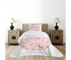 School Fun Bedspread Set