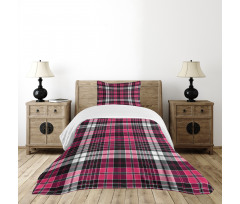 Geometric Old Tartan Bedspread Set