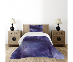 Sky Space Stars Gloomy Bedspread Set