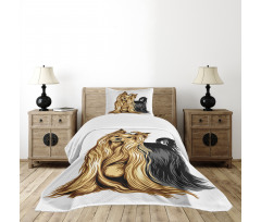 Long Haired Domestic Pet Bedspread Set