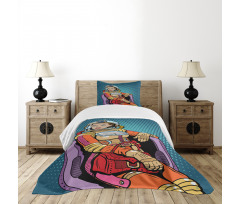Space Lady Purse Bedspread Set
