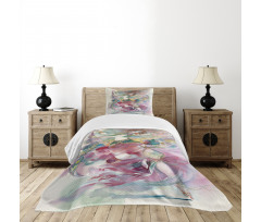 Oriental Dancer Girl Bedspread Set