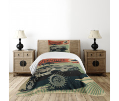 Strong Vehicle Planes Bedspread Set