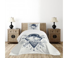 Boho Mountains Arrows Bedspread Set