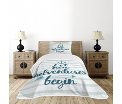 Nautical Anchor Arrow Bedspread Set