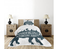 Buffalo Forest Moon Bedspread Set