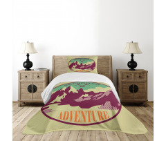 Trekking Camping Art Bedspread Set