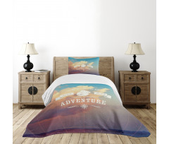 Lets Go on Clear Sky Bedspread Set