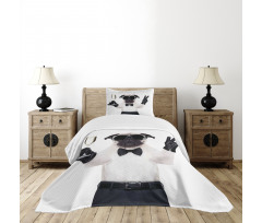 Dog Celebration Alcohol Bedspread Set