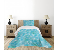 Abstract Watercolor Art Bedspread Set