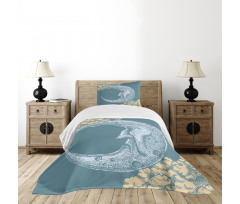 Vintage Crescent Moon Bedspread Set