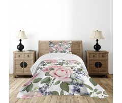 Flourishing Pink Flora Bedspread Set