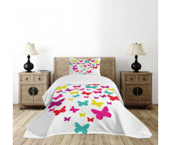 Butterfly Heart Love Bedspread Set
