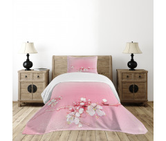 Japanese Cherry Bloom Bedspread Set