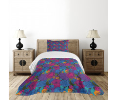 Vintage Lush Bouquet Bedspread Set