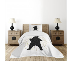 Sketch Art Tribal Bedspread Set