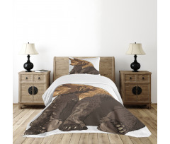 Wildlife Beast Cartoon Bedspread Set